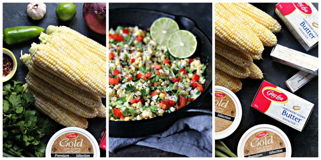 Mexican Street Corn Salad aka Esquites from cravingsofalunatic.com- This Mexican Street Corn Salad is the perfect mix of sweet, salty, and spicy. It’s all combined to make an amazing Esquites recipe that will satisfy your corn cravings.
