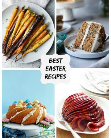 collage image for Best Easter Recipes is a collection of fun recipes from all your favourite food bloggers. These recipes are all Easter Bunny approved!